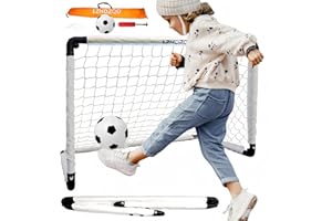 ‎LZHDZQD LZHDZQD Fußballtor, Kinder Fussballtor 60x45cm/ 90x60cm/ 115x80cm Fussballtore für Garten Kinder, Fußball Spielzeug Indoor/Outdoor/Garten