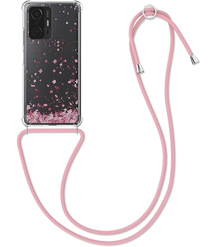 Handyhülle Mit Kette Für Xiaomi Mi 11T / 11T Pro – Glitzer-Treibsand, TPU, 1,35 M Band, Bewegliches Design