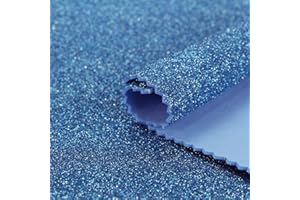 ALMACENES CASA ANGEL GOMA EVA GLITTER PURPURINA DE 90 CM ANCHO (TURQUESA, 5 METROS)