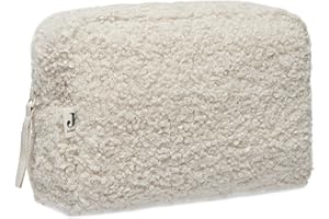 Jollein 053-577-66060 Trousse de Toilette pour Les déplacements Boucle/nœud Ivoire, Ivoire, Boucle Sac à Couches/Trousse de Maquillage/Organiseur