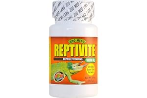 Zoo Med Reptivite Vitaminas para Reptiles con Vitamina D3, a Base de Calcio, 56.76 g