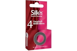 Silk'n VacuPedi Filters - for Catching Dead Skin Flakes - Only Suitable for Silk’n VacuPedi - 4 Pieces