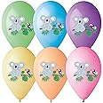 Karaloon 18 Colourful Koala Balloons, Biodegradable, Unisex, Birthday, Party