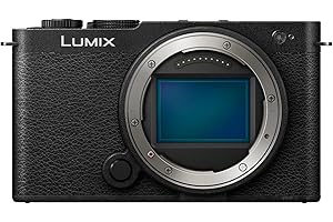 Panasonic Lumix DC-S9E-K Videocamera Mirrorless Full Frame Open Gate per Vlogging, 24,2 MP, Video 6K/4K, PDAF 779 Punti, Stabilizzazione dell'Immagine, Schermo ad Angolo Libero, WiFi 5Ghz, Nero