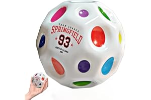JollyGo Jump Ball-9.5 cm Big Moon Ball-Super High Bouncy Lightweight PU Material-Hüpfbälle-for Children and Pets-interaktives Spielzeug zum Stressabbau-Gummiball-Flummies für Kinder im Freien