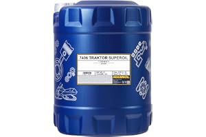 Mannol Traktor Superolja 15W-40 10L | Mineral traktorolja 15W-40 för diesel och bensinmotorer, API SG/CD, minskar avlagringar och skyddar mot korrosion