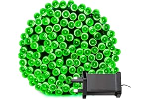 Tuokay Super Bright Plug in Fairy Lights with Memory Function, 23m 200 LED Indoor Decorative String Lights for Halloween Christmas Xmas Tree Gazebo Patio Yard Fence Wedding Ornament (Green)