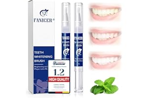 GELPRETTY 2 Penne Sbiancanti per Denti – Gel Professionale per Sbiancamento Rapido, Rimuove Macchie e Illumina il Sorriso, Senza Sensibilità