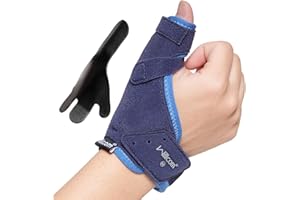 Willcom Daumenbandage Reversible Rechts Links, Daumensattelgelenk Daumenstütze, Arthrose Daumenorthese zur Daumen Verletzungen, Sehnenscheidenentzündung, Arthritis (Kunststoff-Version, M, 14.5-17CM)