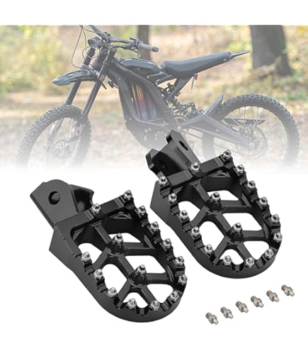 Voetsteun voor motorfiets, brede CNC-aluminiumlegering voetsteun