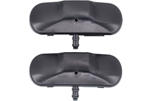 HouYeen Front Left and Right Windscreen Washer Spray Nozzles Jet Heated for Superb Mk2 Fabia Mk3 Golf Mk6 Yeti