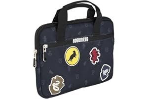 CERDÁ LIFE'S LITTLE MOMENTS - Fundas para Tablets Infantiles de Harry Potter Con Bolsillo Superior y Lateral, Asa de Mano/Colección escolar estampada - Licencia Oficial Warner Bros, Azul, Estándar