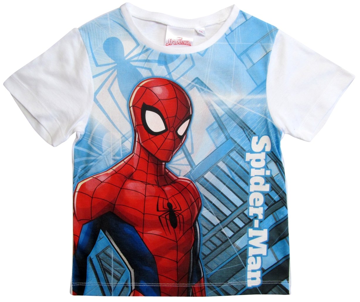 Spiderman-T-Shirt-Kurz-Jungen-Marvel