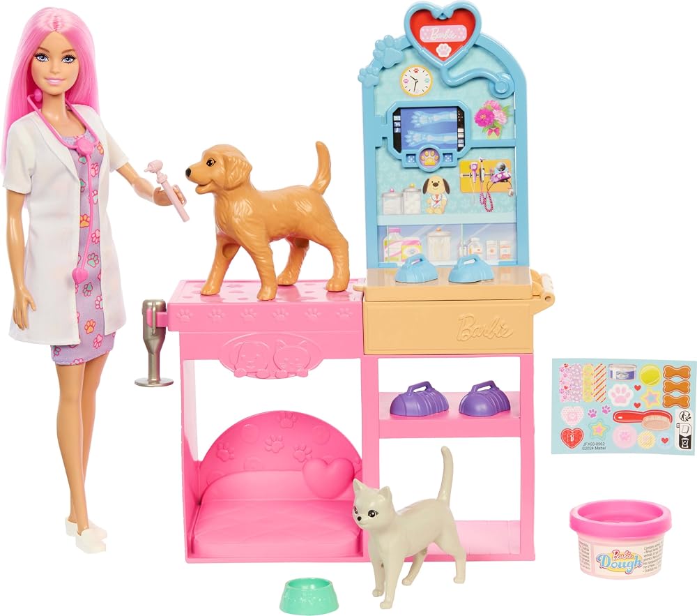 Barbie®'nin Veteriner Kliniği™ Bebek ve Aksesuarları