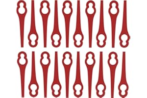 GARTENTEILE Lot de 20 lames de rechange compatibles avec les coupe-bordures sans fil Art Florabest FRT 18 A (2) et FRT 18 A1-61265 – Lame / plaquettes à découper / PA6