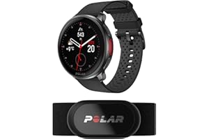 Polar Vantage V3 avec Ceinture fréquence cardiaque H10, Montre sport GPS, Cardiofréquencemètre, Autonomie prolongée, Montre c