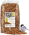 wildtier herz | Vogelschmaus - Premium-Insektenmix 2,5 Liter I Getrocknete Mehlwürmer, Insektenlarven und Gamarus für Vögel I Mehlwürmer getrocknet, Vogelfutter