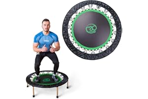 Fitness Mad Studio PRO Rebounder, Trampolino Unisex – Adulto, Black, 40"