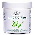 Pullach Hof Teebaumöl Creme, Salbencreme bei Trockenheit, 250 ml