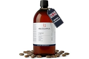 Naissance Olej Rycynowy (nr 217) 870ml – Naturalny Olejek Rycynowy Tłoczony na Zimno Bez Heksanu – do Pielęgnacji Włosów, Twarzy, Rzęs, Brwi, Skóry i Brody