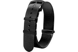 TStrap Nato Uhrenarmband 20mm Nylon - Armband Uhren für Herren Damen Ersatz - Weich Schnellwechsel Uhrband Ersatzarmband Uhr - 18mm 20mm 22mm 24mm