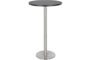 SixBros. Tavolo da Bar Tavolo Nero 60x60x105 M-BT105H/8414