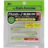Fish Arrow Flash-J Slim SW 1.5" (5 adet/paket) #L134 Luminova Glow/Silver Olta