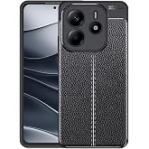 Xiaomi Redmi Note 14 İle Uyumlu Kılıf Niss Deri Desen Silikon