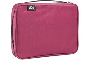 Divinity Boutique Bible Cover Basic Burgundy, Extra Large (21437) | Fits Bibles up to 7.25" x 10.125" x 2.25"
