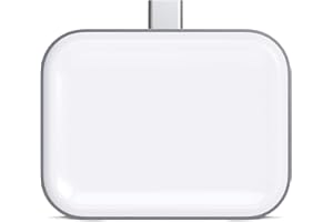 SATECHI USB-C Stacja Dokująca do Ładowania Bezprzewodowego Airpods Pro 3 2 1 oraz Airpods 4 i Starszych Modeli z Obudowa Ładującym Bezprzewodowo, Certyfikowana Baza Ładująca MFi