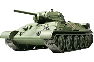 Tamiya- Army 35215 1:48 WWII Rus.Tank T34/76 '41 Cast Tower Model, Plastic Construction Kit for Assembly, Detail Replica, 32515, Multicolore