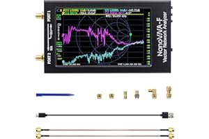 TZT NanoVNA-F Vector Network Analyzer Antennenanalysator 10K-1500MHz 4,3" IPS-Taste Version Hardware V3.1