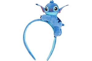 Disney Stitch 3D plysch hårdekorationer kramande pannband för flickor