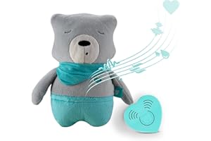 myHummy Lucas Premium 5 ruidos blancos Con Sonidos Relajantes - Regalo para Bebés de 0+ Meses Sensore di sonno