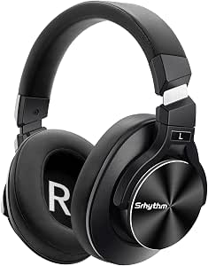 Srhythm NC75 Pro ANC Cuffie Wireless Bluetooth 5.0 Cancellazione Attiva del  Rumore,Over Ear con Microfono Stereo Hi-Fi,Carica Rapida, 40 ore di  Lavoro,per iPhone, Android, PC : Amazon.it: Elettronica