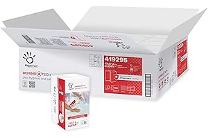 Papernet Fast&Clean Defend Tech 419295 - Paños de limpieza multiusos (2 capas, 20 paquetes de 100 hojas, 21,6 x 33,2 cm)