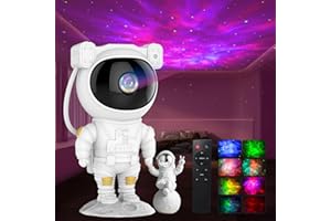 OPEKER Astronaut Galaxy Projector,Night Light Projector with Colourful Nebulae,Space Projector for Kids Room Decor Aesthetic Bedroom,Gifts for Children and Adults