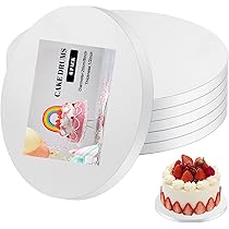 Cercle A Tarte Lot De 5 Support Gateau Rond 30 Cm Disque Gateau Réutilisable Cake Board En Carton Plateau Plateau De Gâteau Rond