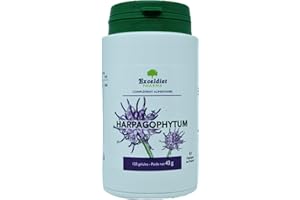 Exceldiet Pharma | Harpagophytum - 120 Gélules Végétales Douleurs Articulaires & Mobilité - Soutien Articulations, Tendons et Cartilages - Griffe du Diable - Made in France