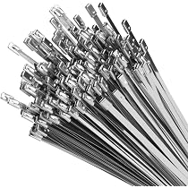 Edelstahl-Kabelbinder-Set Inkl. Cutter & Wrap-Gun – Für Kabel Bis 7,9 mm Stärke
