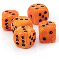 WeLoveDice 12mm W6 Würfel Schwarz/weiß – 10 Stück, Made In Germany, Für Brettspiele & RPG