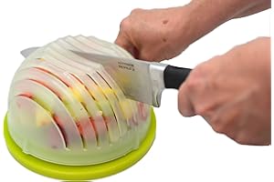 Neat Ideas Salad Chef - 60 Second Salad Maker Cutter Bowl - Salad Veg & Fruit