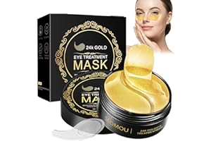 NALIKOSTY 60 płatków pod oczy, płatki pod oczy, 24-karatowe złote płatki pod oczy, kolagen, maski pod oczy, worki pod oczami, zmarszczki i opuchlizny, nawilżająca maseczka lecznicza