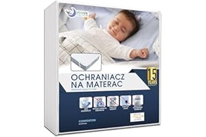 Dreamzie Wodoodporna osłona na materac z 4 elastycznymi kątami - Dla Materaca 80 x 160 cm - Wyprodukowano w UE - certyfikat OEKO-TEX®