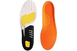 Inserciones de fascitis plantar, plantillas de zapatos ortopédicos para hombres y mujeres, plantillas de confort atlético Abs