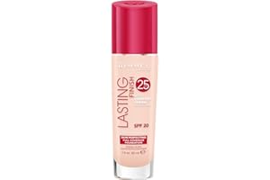 RIMMEL LONDON Rimmel Base de maquillaje Lasting Finish, 010, rosa marfil, 30 ml