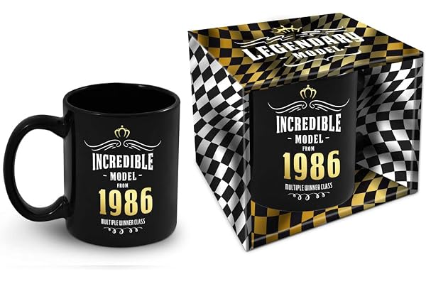 Bombo Tasse d'anniversaire avec année de naissance 1986