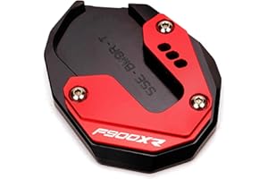 ZESIDIMO Estensione Cavalletto Laterale Moto Accessori per F900 R XR F900XR F 900 XR 2020 2021 2022 2023 (Rosso)