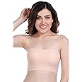 The Fashionology, Women's & Girl's Cami/Camisole/Spaghetti/Tank Top | Seamless Design, Soft Padded, Wire Free | Free Size & Stretchable (Upto Bust Size 26-34)