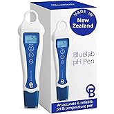 Bluelab PENPH pH Pen Fully Waterproof Pocket Tester, Easy Calibration, Double Junction Probe for Improved Accuracy and Durabi